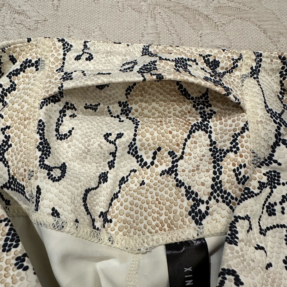 Anthropologie All Fenix White Python 7/8 Legging … - image 6